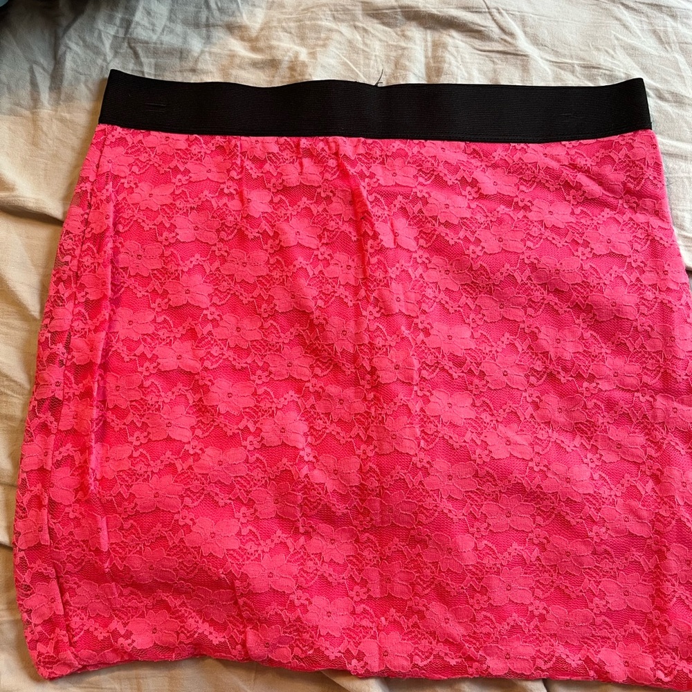 No Boundaries Pink Mini Skirt for Night Out